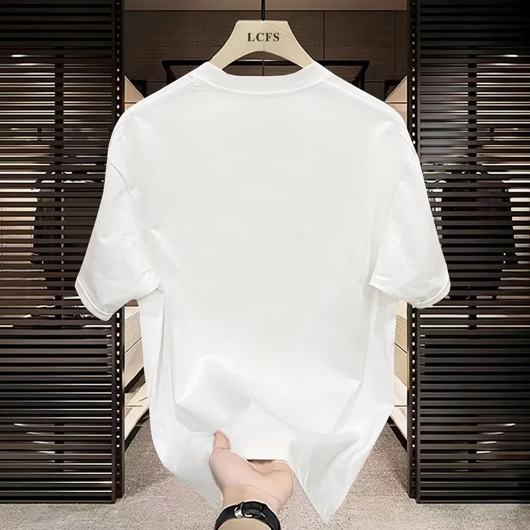 LCFS Oversized Black Crewneck Short Sleeve T-Shirt