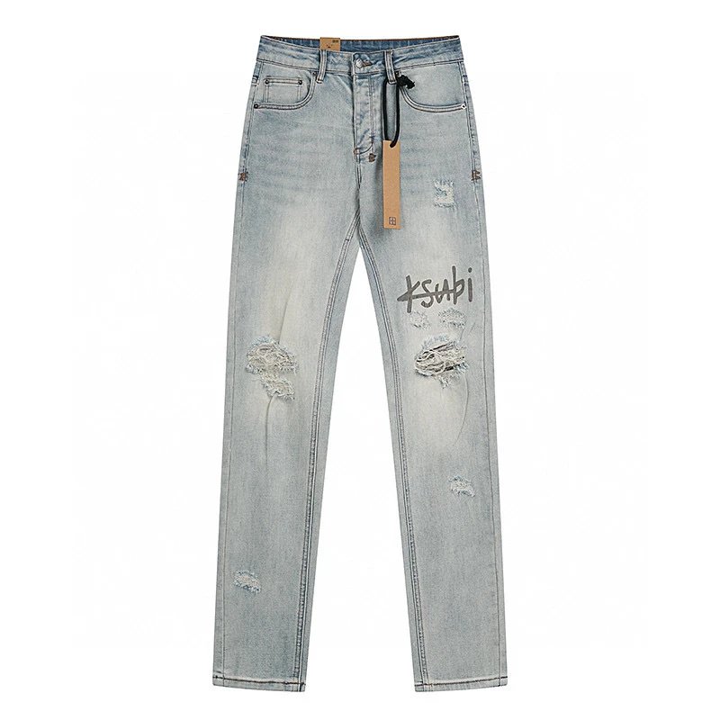 Denim Shorts Light Blue Washed Casual