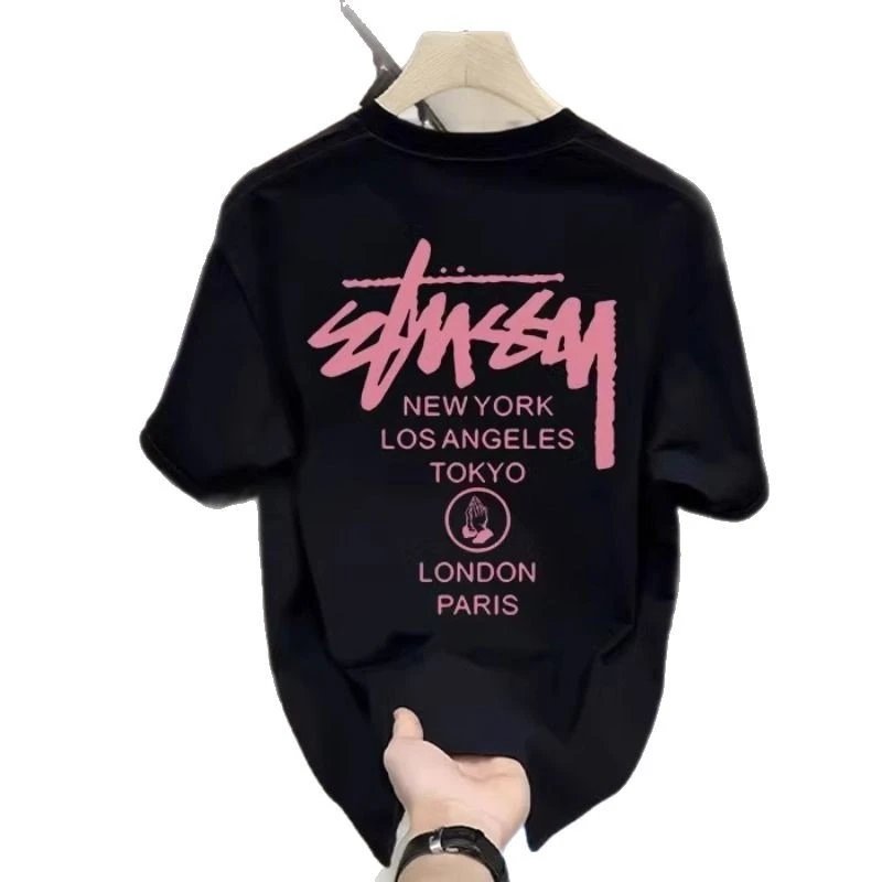 Stussy White Graphic Print Oversized T-Shirt