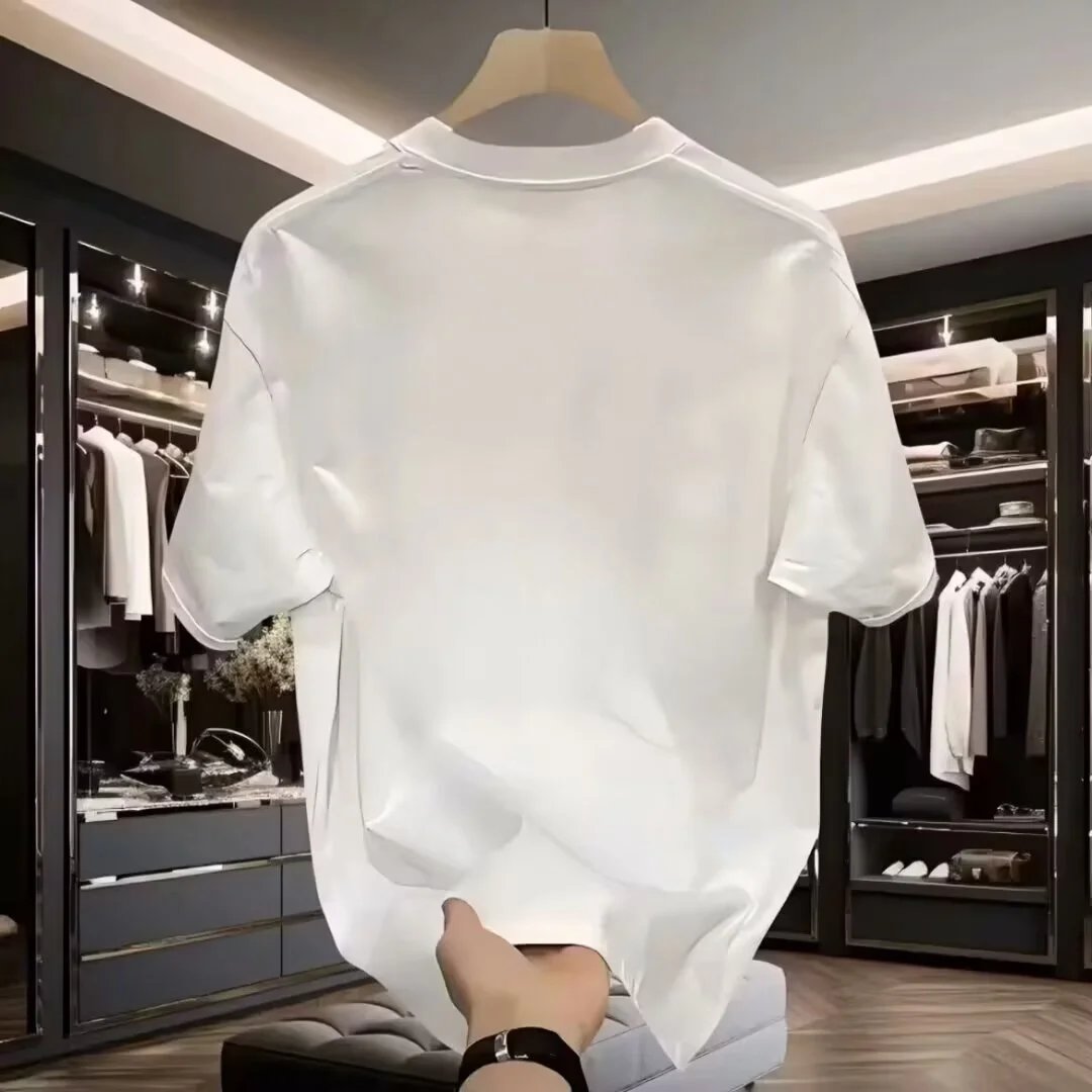 CNYU Floral Embroidery White Oversized T-Shirt