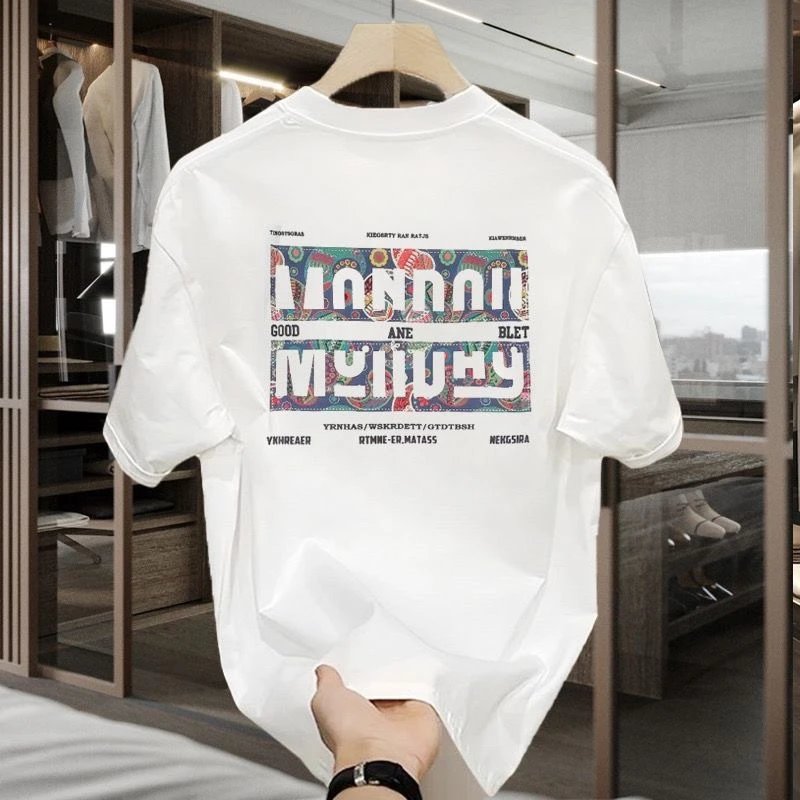Black Graphic Print Monday Motif Oversized T-Shirt