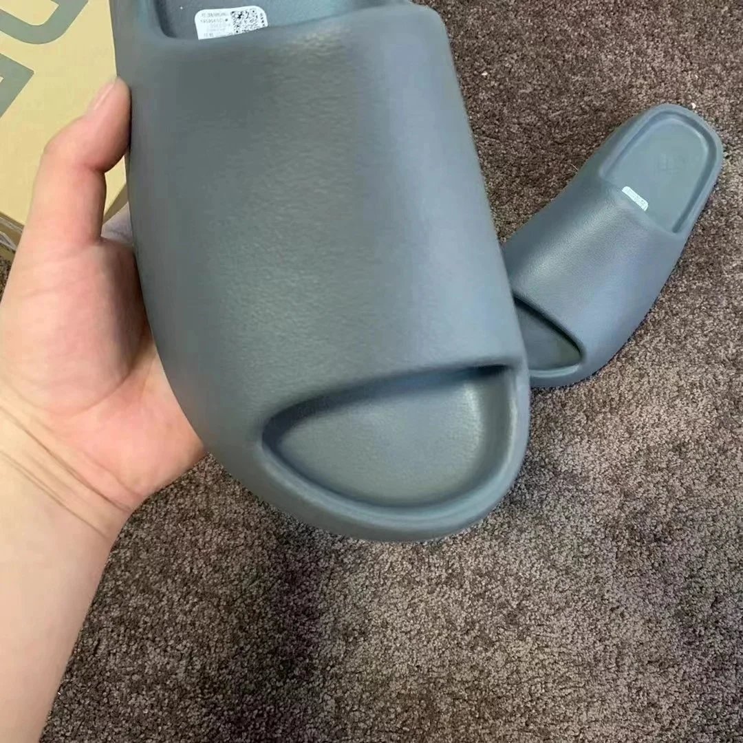 Yeezy Slide Grey Chunky Sole Slippers