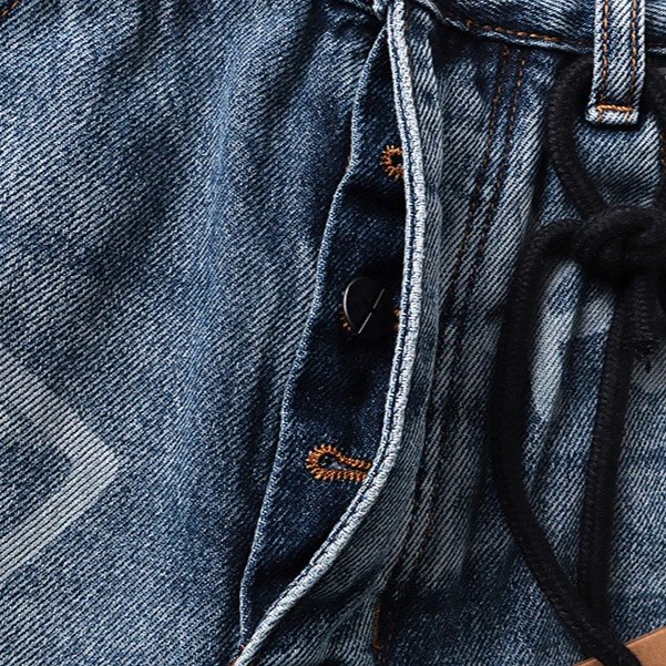 Freaky Jeans 30 Light Blue Distressed Streetwear Denim Pants