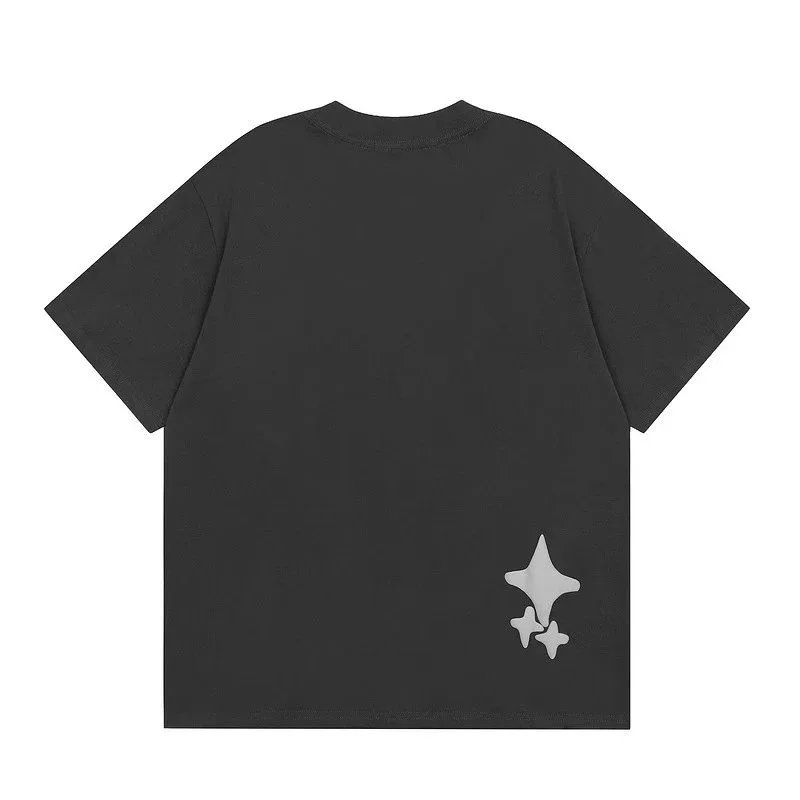 Twin Flames Black Graphic Print Streetwear T-Shirt