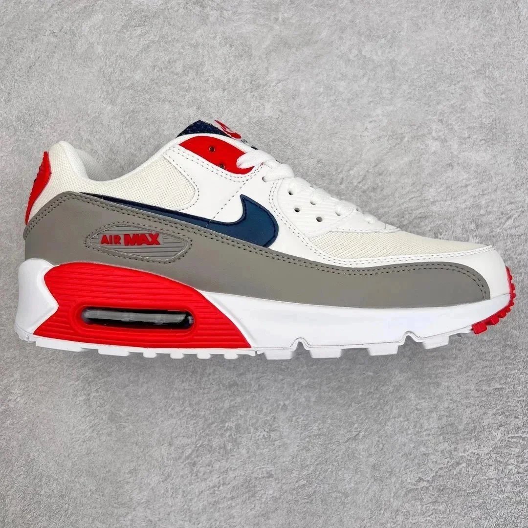 Nike Sneakers Air Max 90 — NK Max90 White-Red-Blue DB0625-101