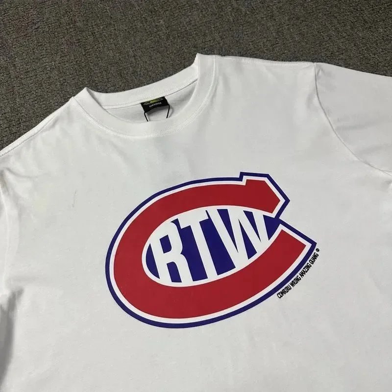 RTW Logo White Black Graphic T-Shirt