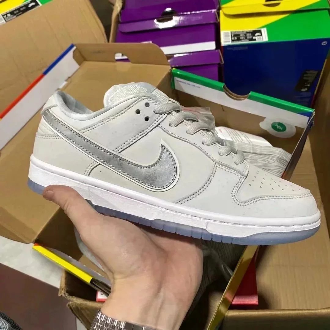 Nike Dunk Low Purple Suede White Outline Skate Sneakers