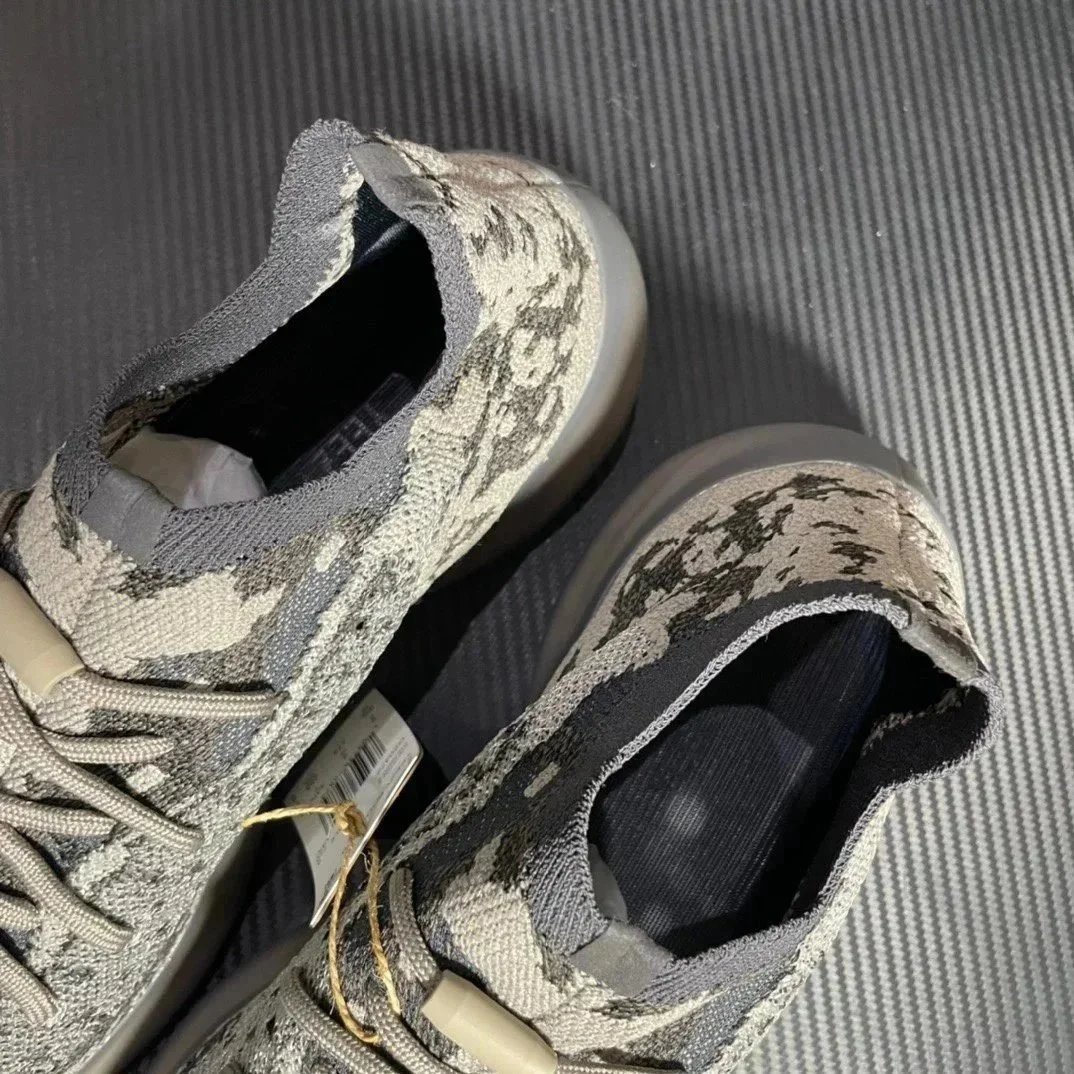 Adidas Yeezy Boost 380 Grey Camo Knit Sneakers