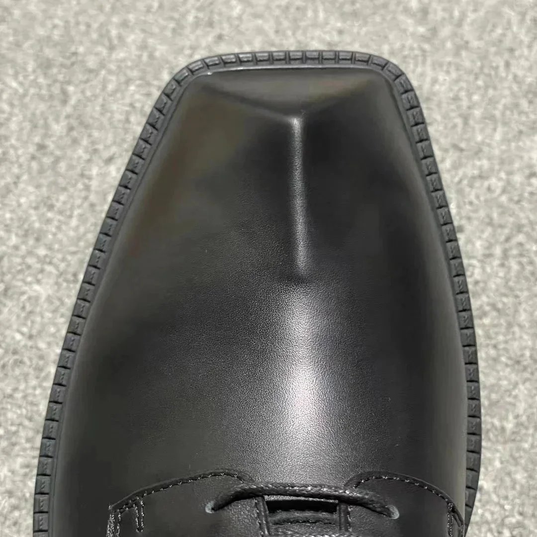Prada Leather Shoes Lace-Up Platform Derby image 8