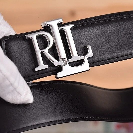 Leather Belt Black Classic Buckle Style