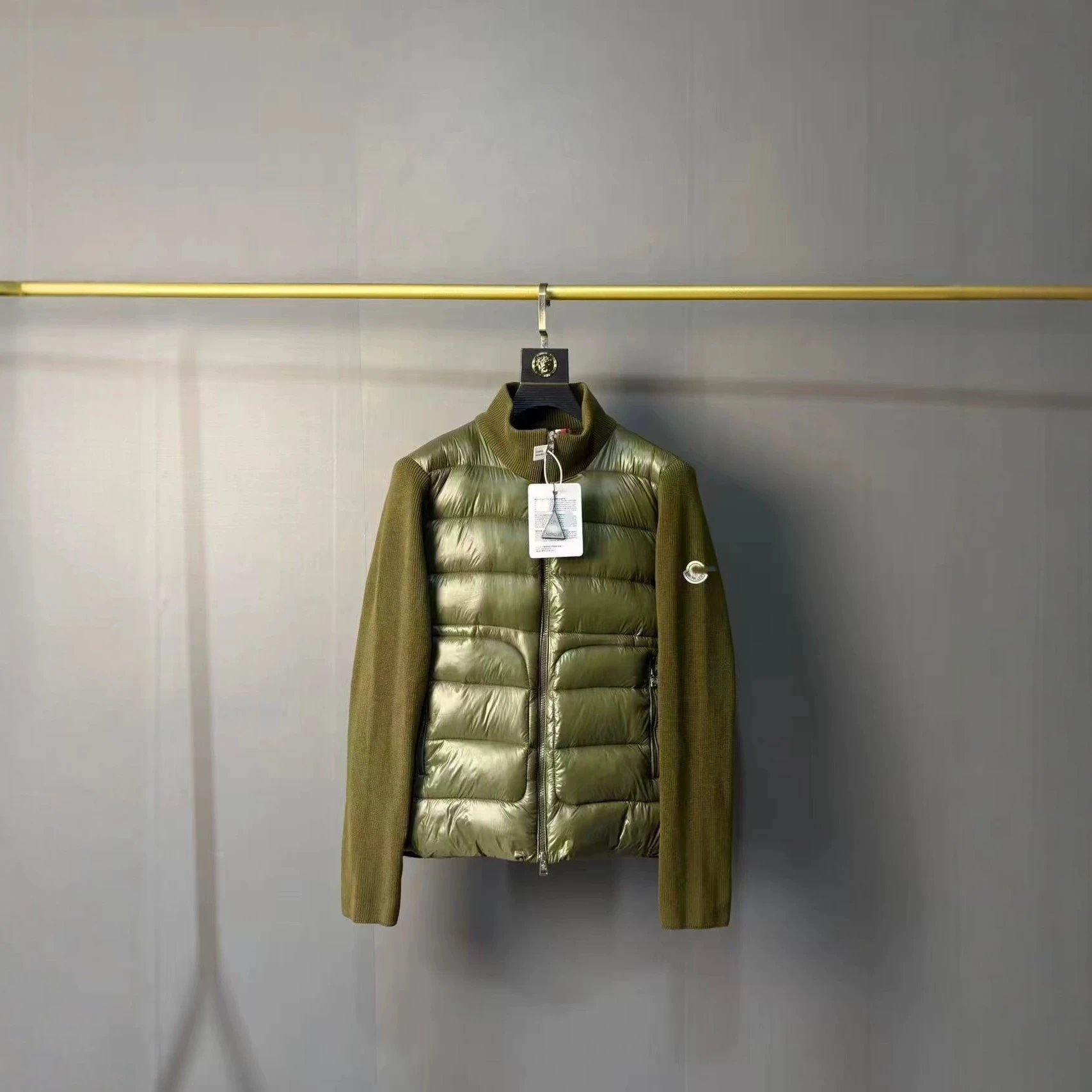Moncler Hybrid Black Quilted Puffer Jacket