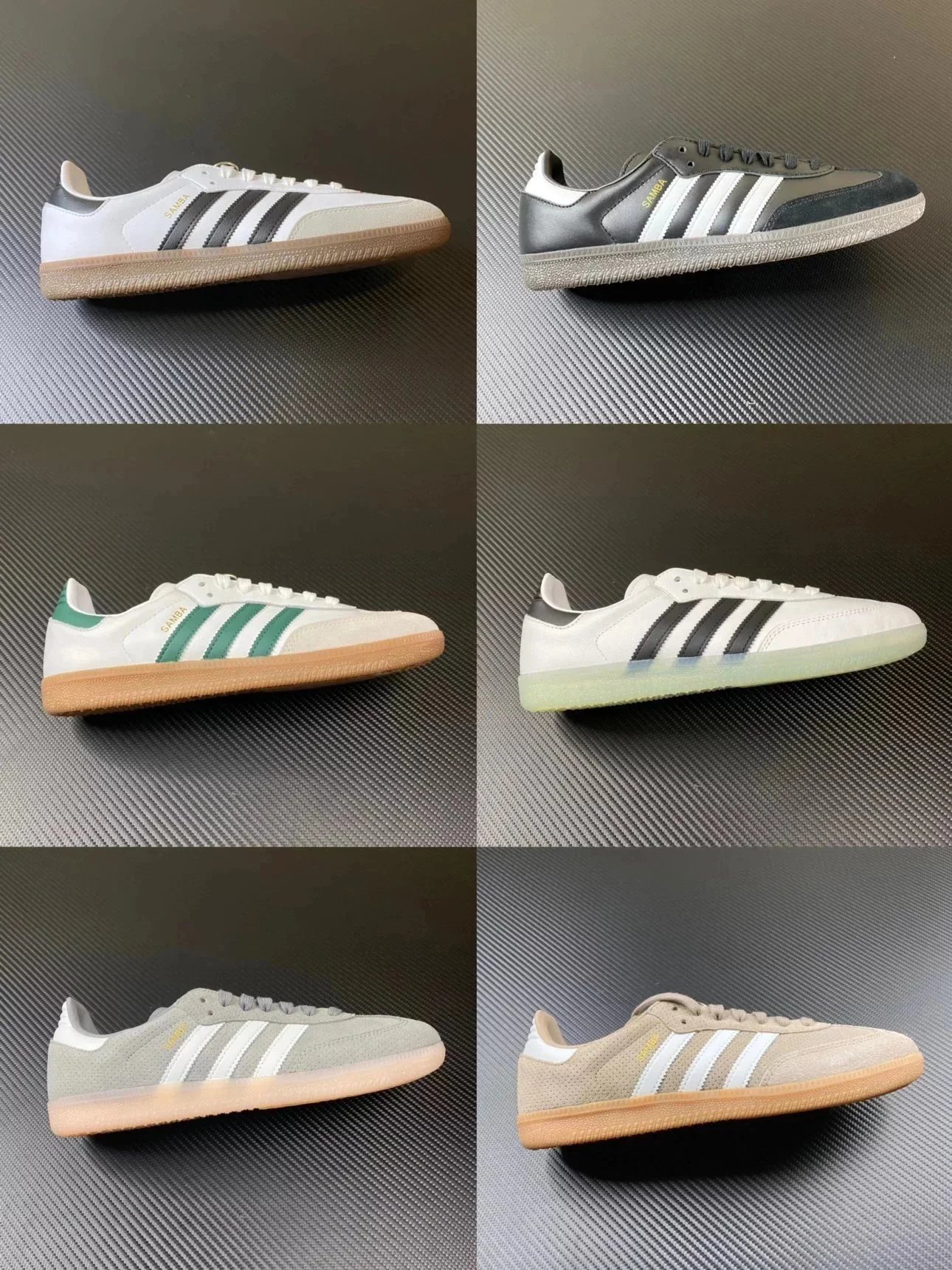 Adidas Samba White Black Classic Leather Sneakers