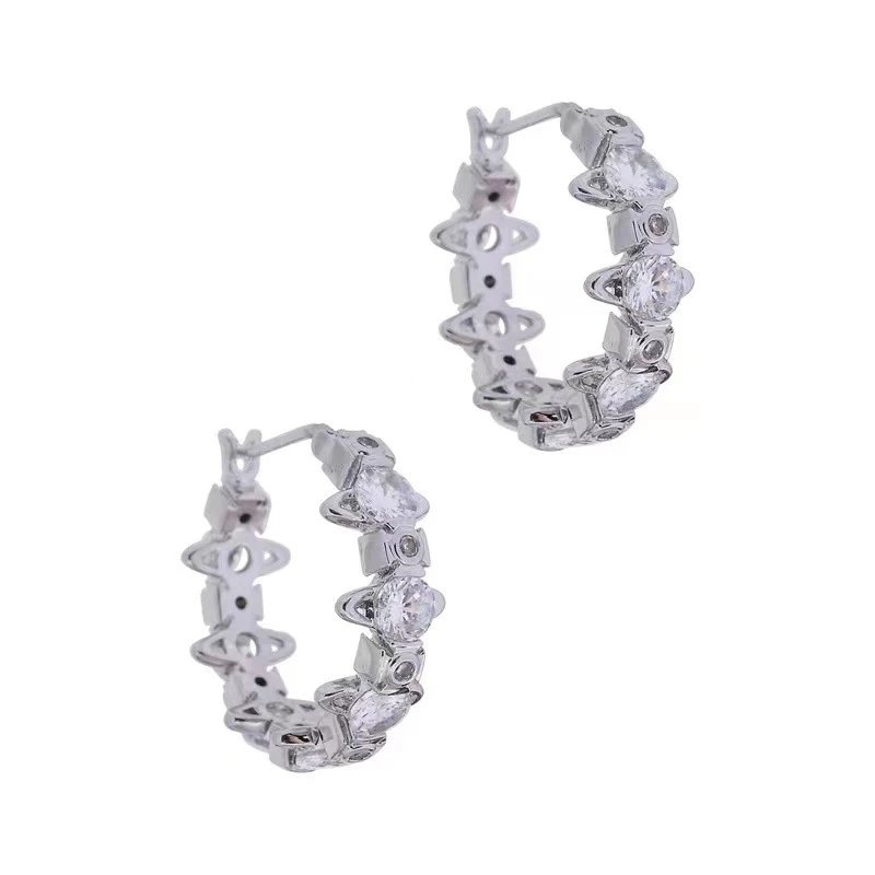 Gold Tone Cat Ear Crystal Ring Set Yellow Gold Vintage Style