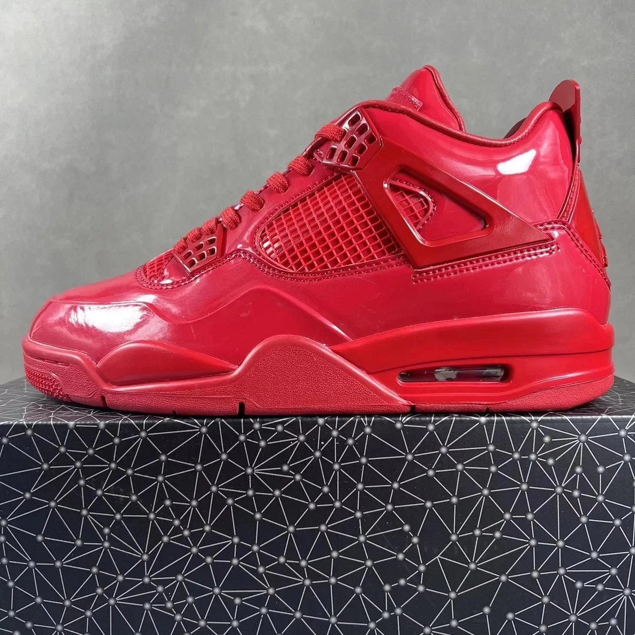 Air Jordan 4 Black Red Cement Grey White Blue Green Purple Yellow Olive