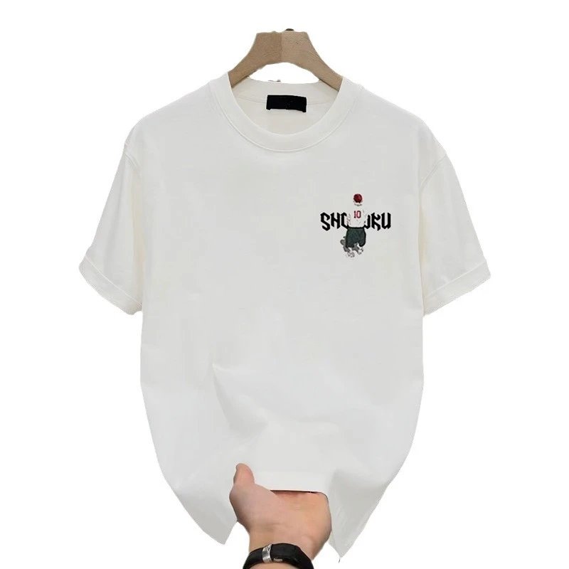 Black Graphic Print Crewneck T-Shirt Streetwear