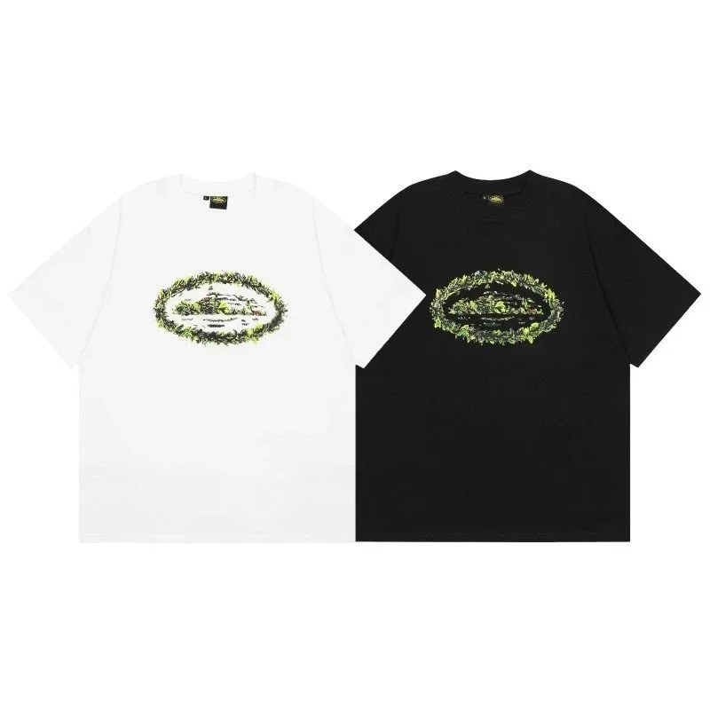 Cortez Boat Graphic Print Black White Pink Red Casual T-Shirt