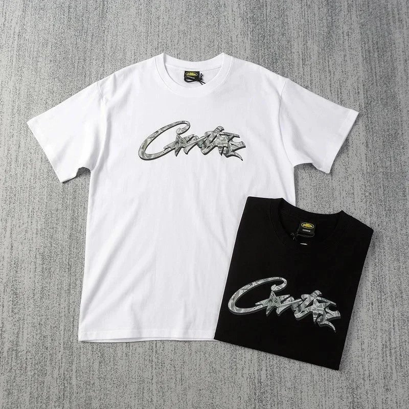 Cactus White Black Graphic Print Streetwear T-Shirt
