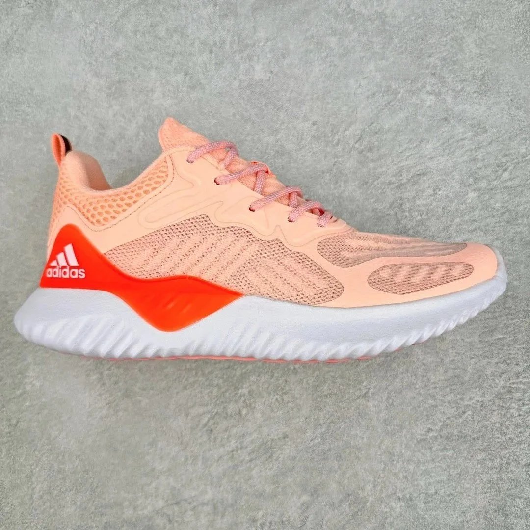 Adidas AlphaBounce Black Mesh Running Sneakers