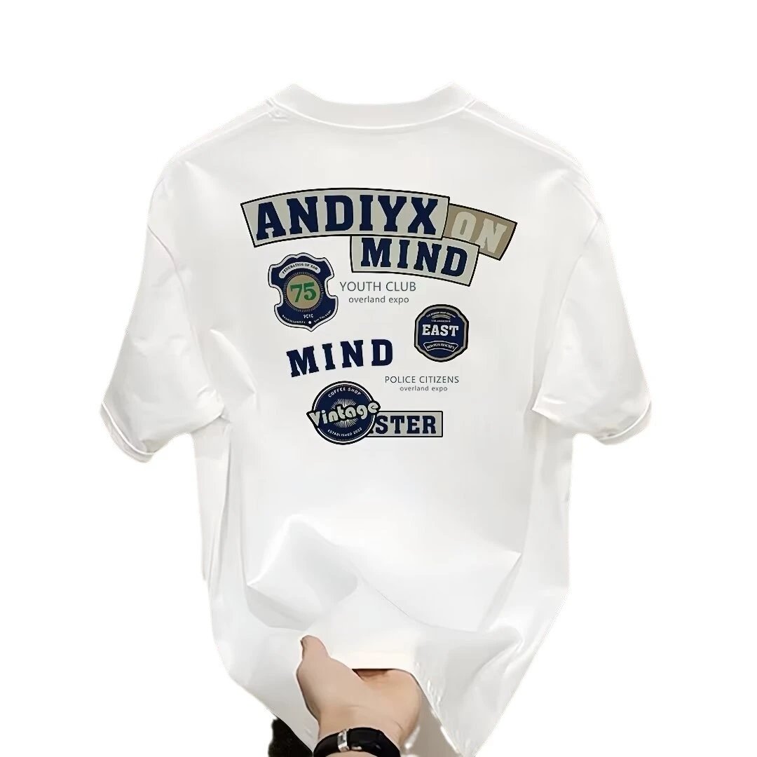 Easter Youth Club Navy Blue Graphic Print T-Shirt