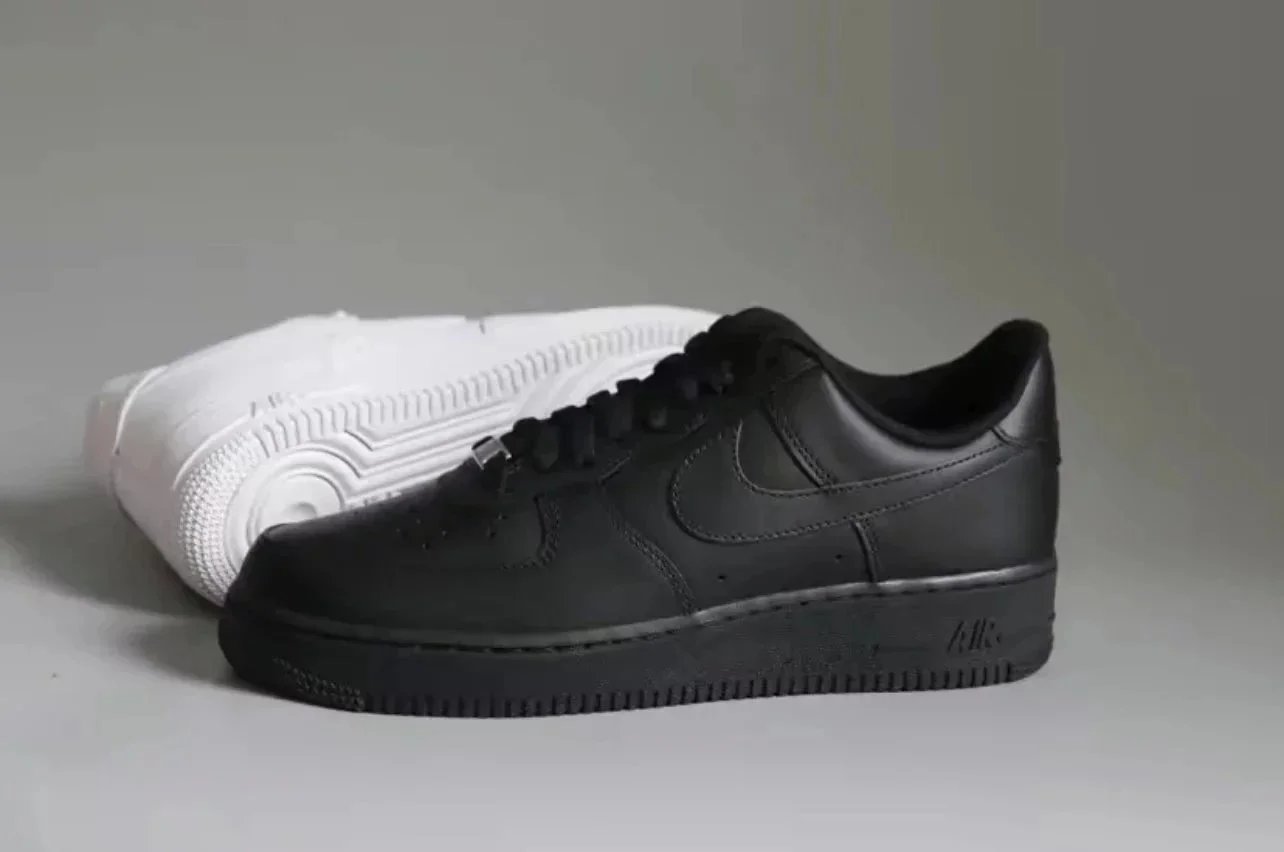 Nike Air Force 1 Black Classic Low Top Sneakers