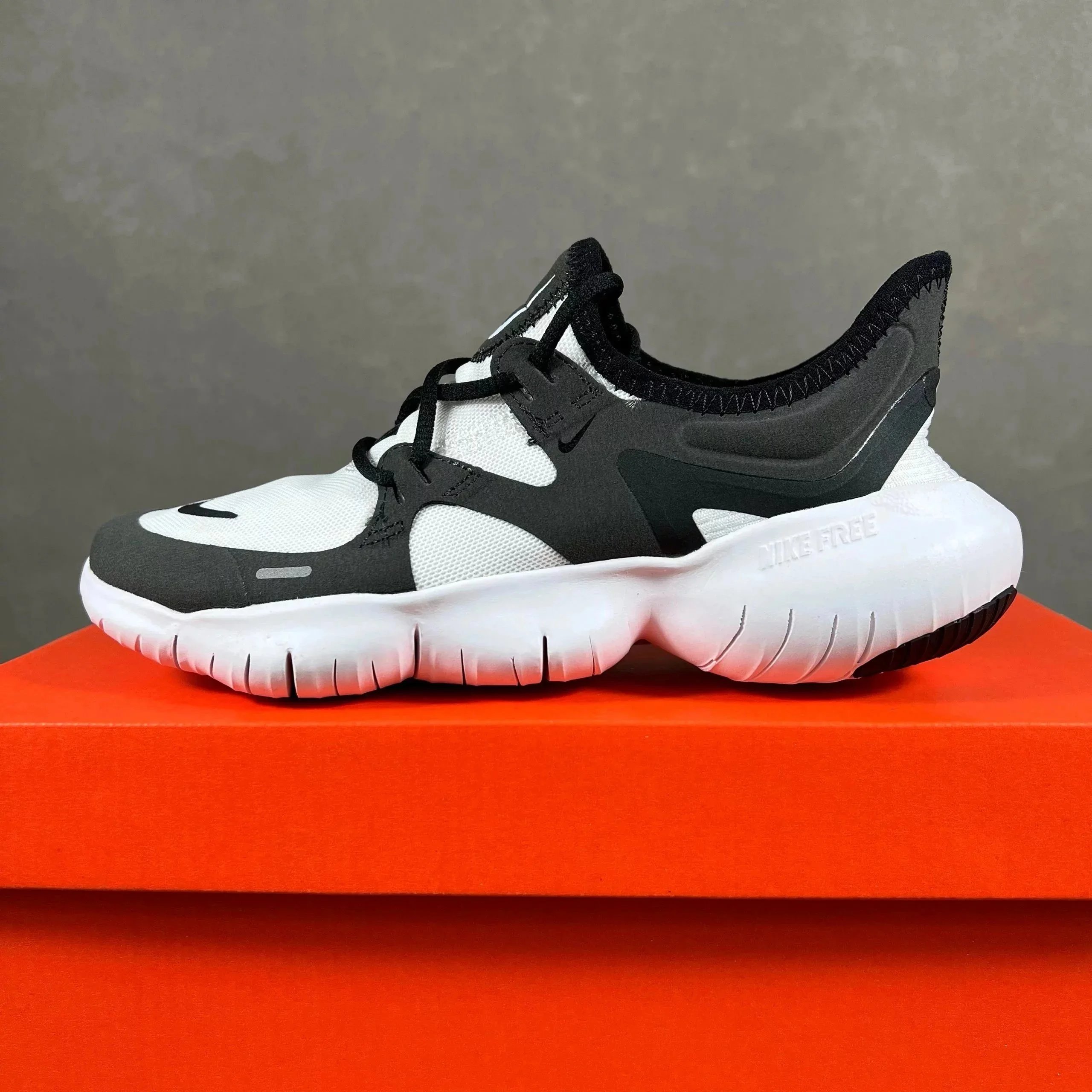 Nike Free RN 5.0 White Black Neon Yellow Aqua Running Shoes