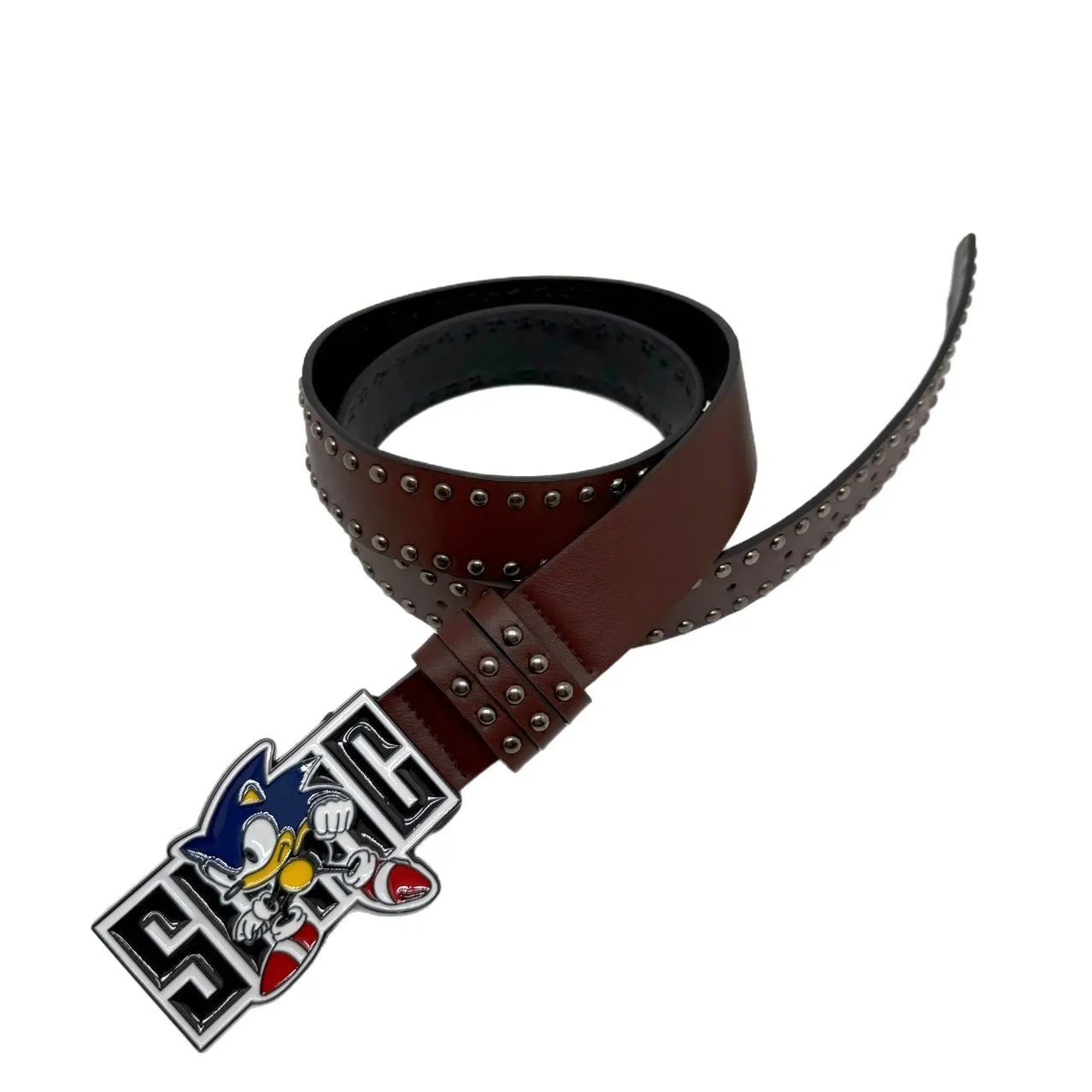 Sonic The Hedgehog Pink Studded Leather Belt