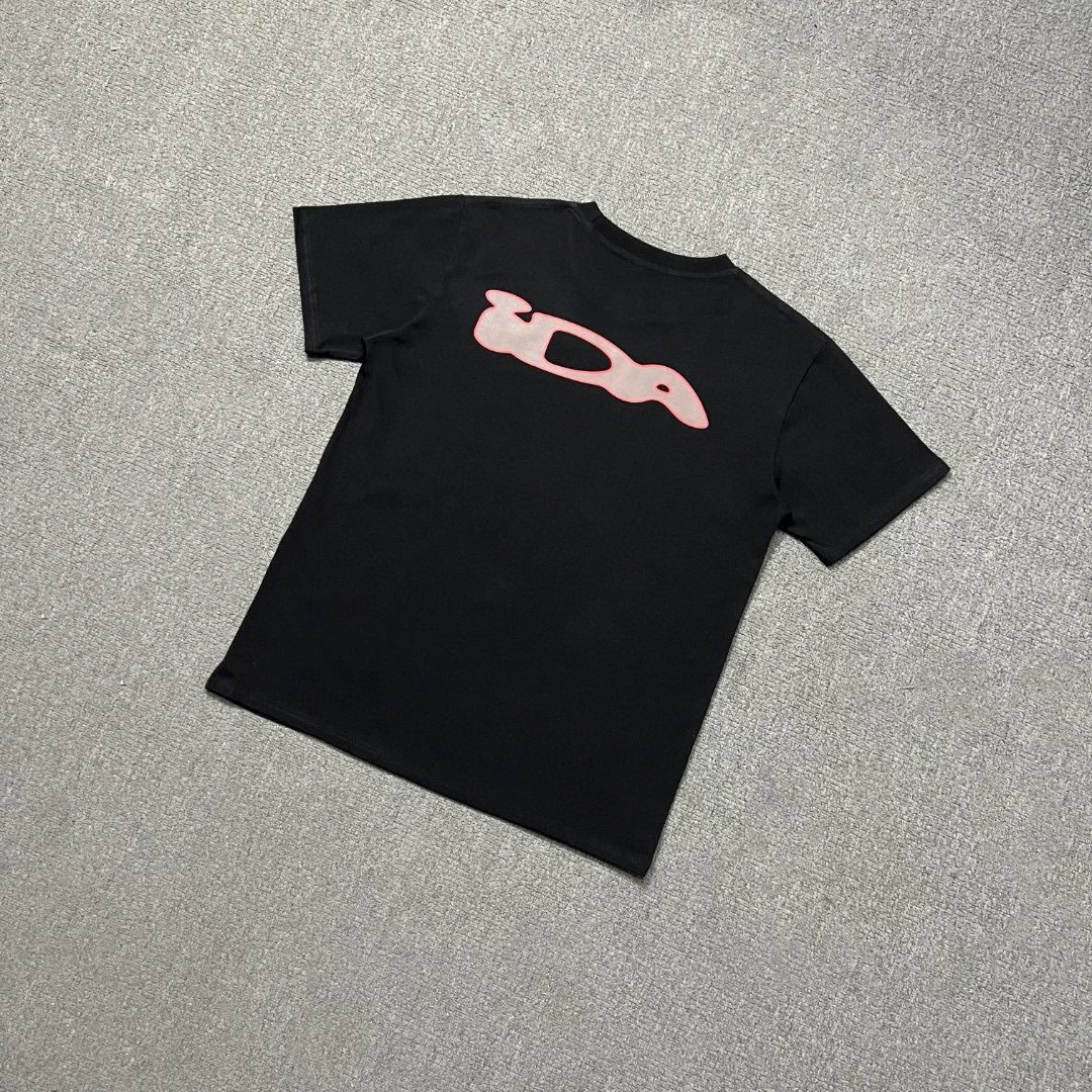 Comme Des Garçons Shirt Black Japanese Script Graphic T-Shirt