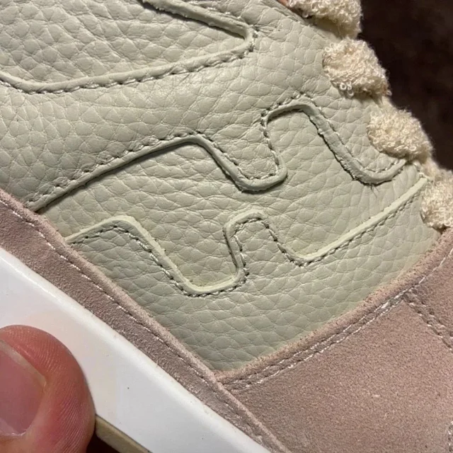 Fendi Sneakers Low-top lace-up leather and suede product detail image 52