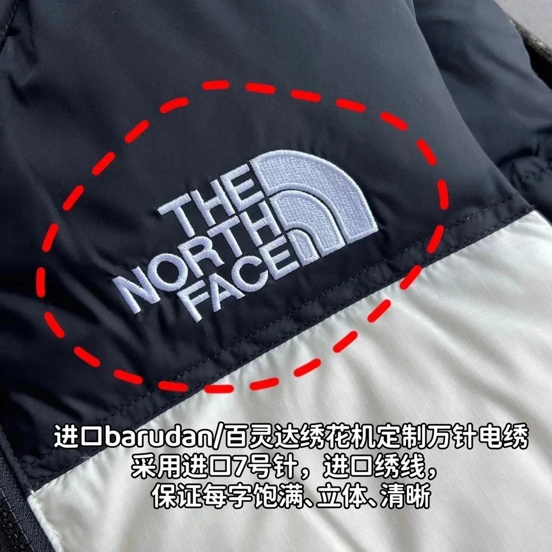 The North Face 1996 Retro Puffer Vest Black And White Classic