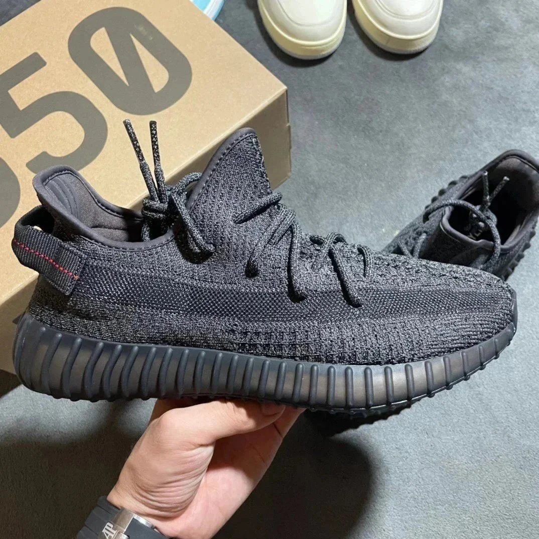 Adidas Yeezy Boost 350 White Reflective Knit Sneakers