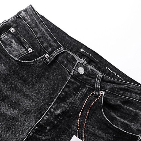 Purple Brand Style No 503225 Black Distressed Slim Fit Jeans