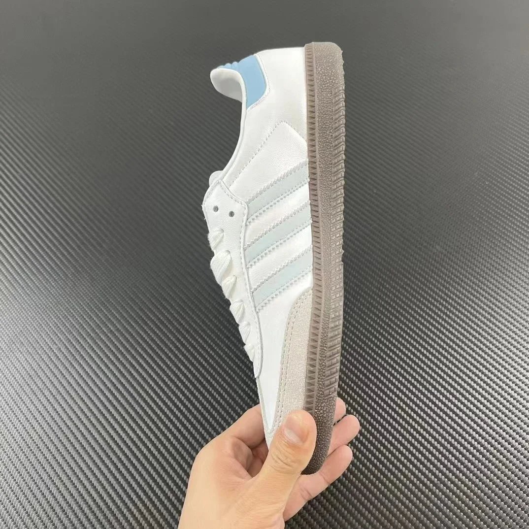 Adidas Samba White Light Blue Casual Sneakers