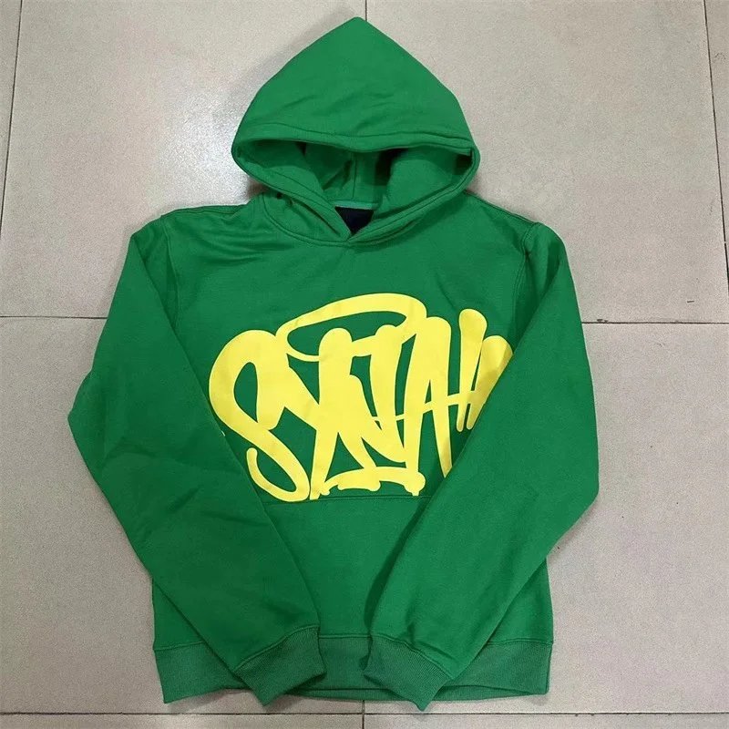 Graffiti Print Hoodie and Shorts Set Black Yellow Red White Blue Green Streetwear