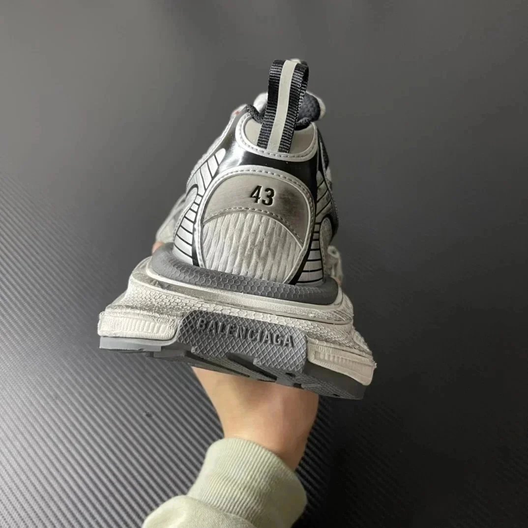 Balenciaga Track 2 Yellow Mesh Running Sneakers