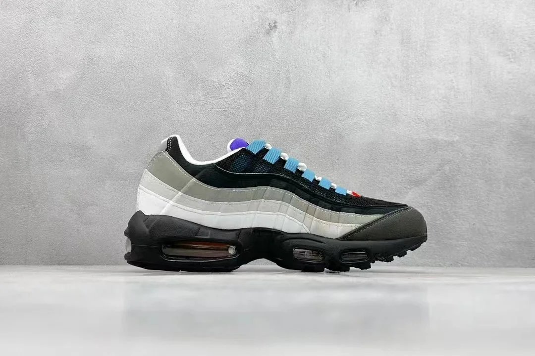 Nike Air Max 95 Grey Volt Neon Green Casual Sneakers