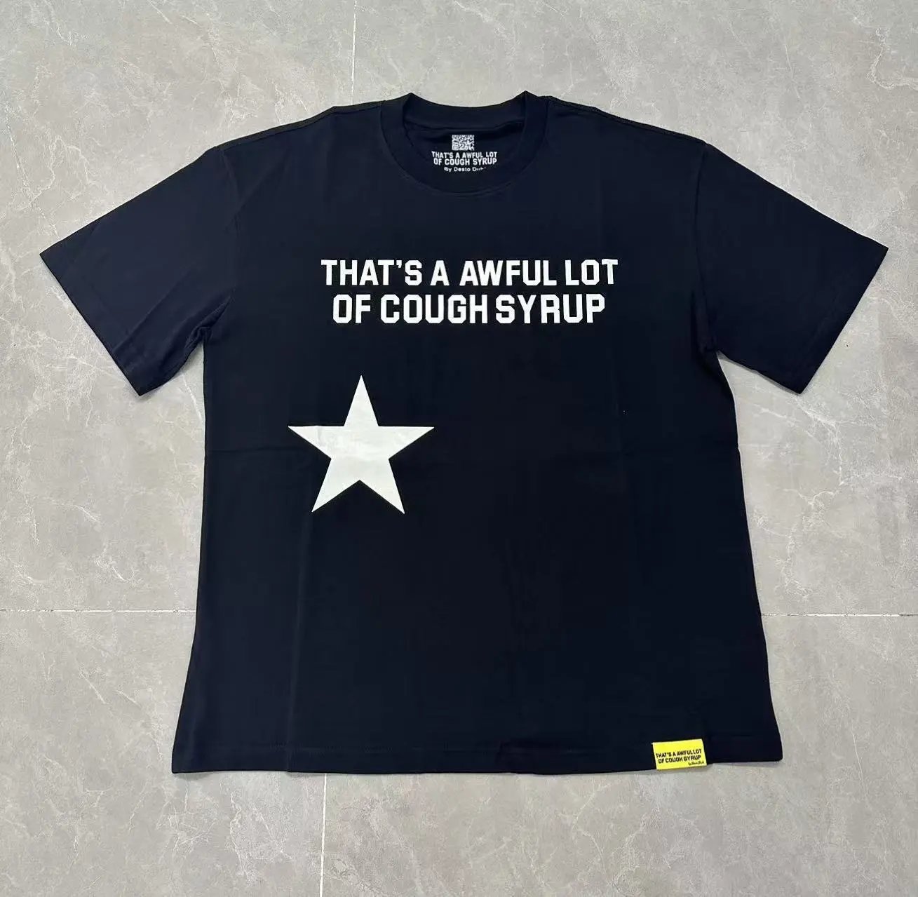 Unbranded T-Shirts Graphic Print Crew Neck — TS-031 black