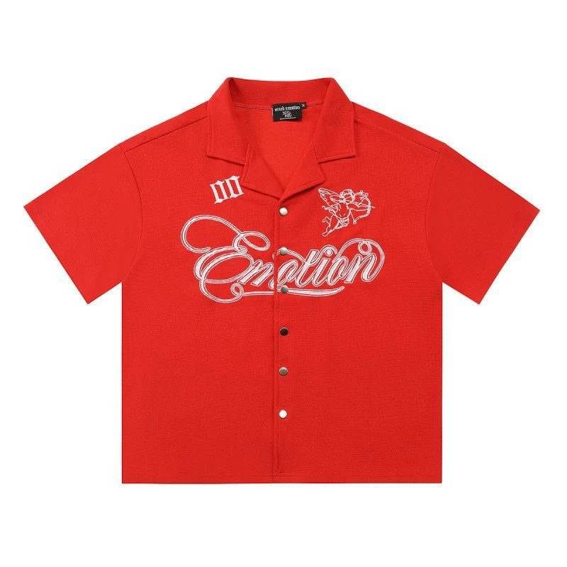 Mixed Emotions T-Shirts Graphic rhinestone T-shirt — EM 19#Red