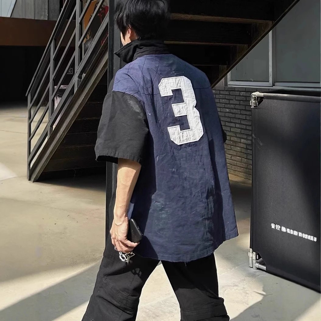Project G/R Black Embroidered Polo Shirt