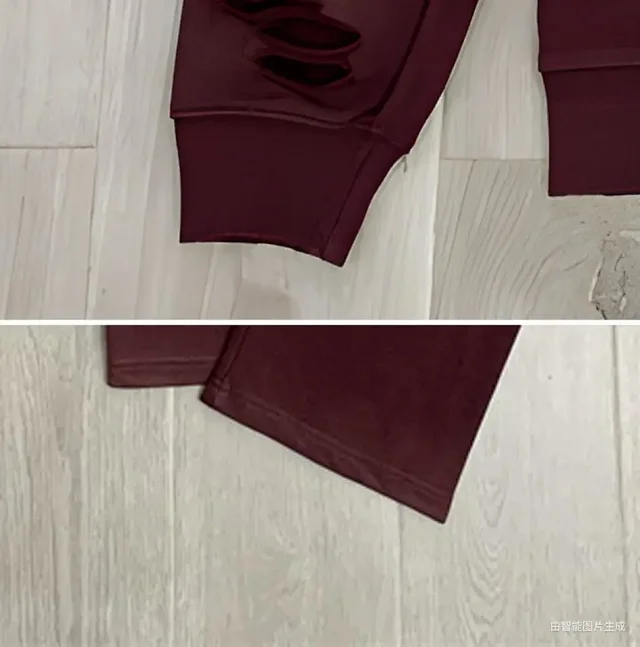 Lost Tracksuits Rhinestone Logo Distressed Zip-Up Hoodie and Jogger Set product detail image 10