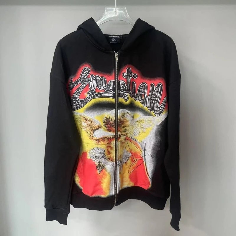 Mixed Emotions Hoodies & Sweatshirts Graphic Zip-Up Hoodie image 4