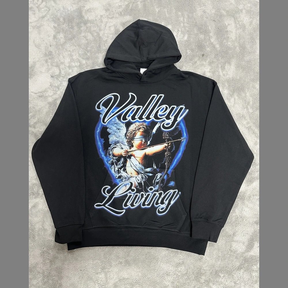 Unbranded Hoodies & Sweatshirts Graphic-print pullover hoodie — VA 12 Black