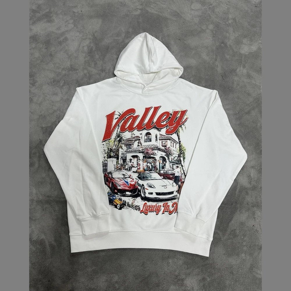 Unbranded Hoodies & Sweatshirts Graphic-print pullover hoodie — VA 28 white