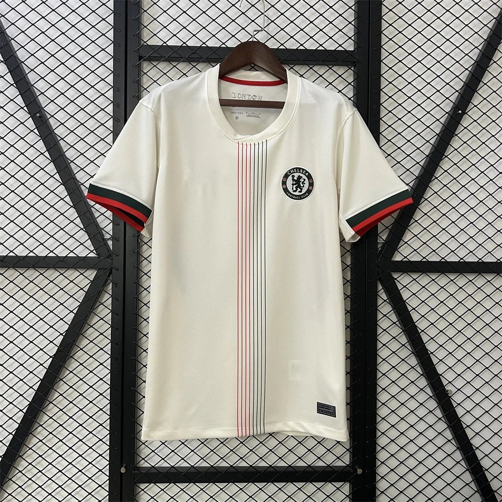 Chelsea FC Soccer Jersey Blue White Black Casual Performance Shirt