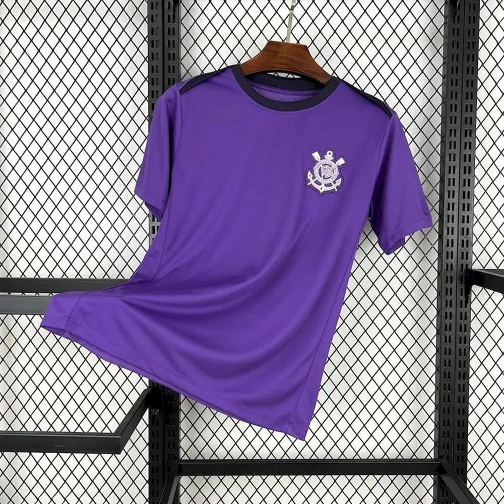 Corinthians Football Jerseys Club Crest Jersey — 2526 Corinthians purple training kit