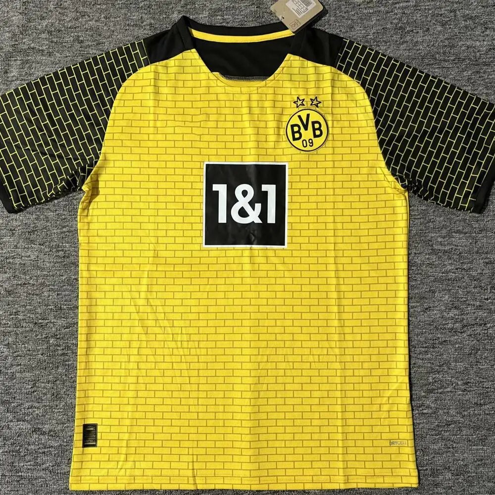 Borussia Dortmund Football Jerseys Short-sleeve jersey — 2526 Dot Yellow Check