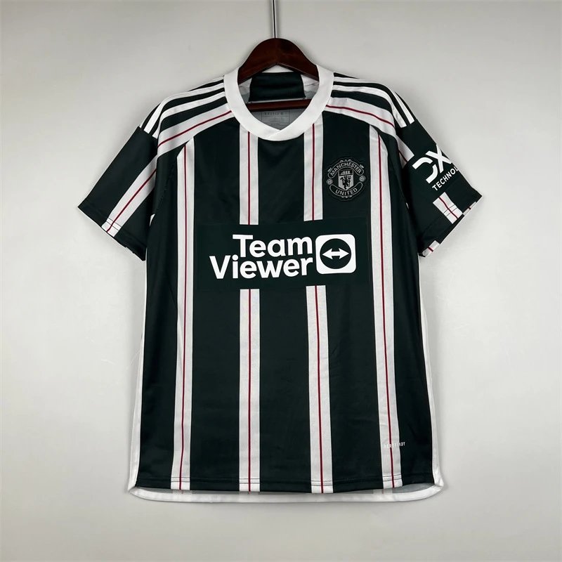 Manchester United 2023 24 Third Black Yellow Snapdragon Jersey