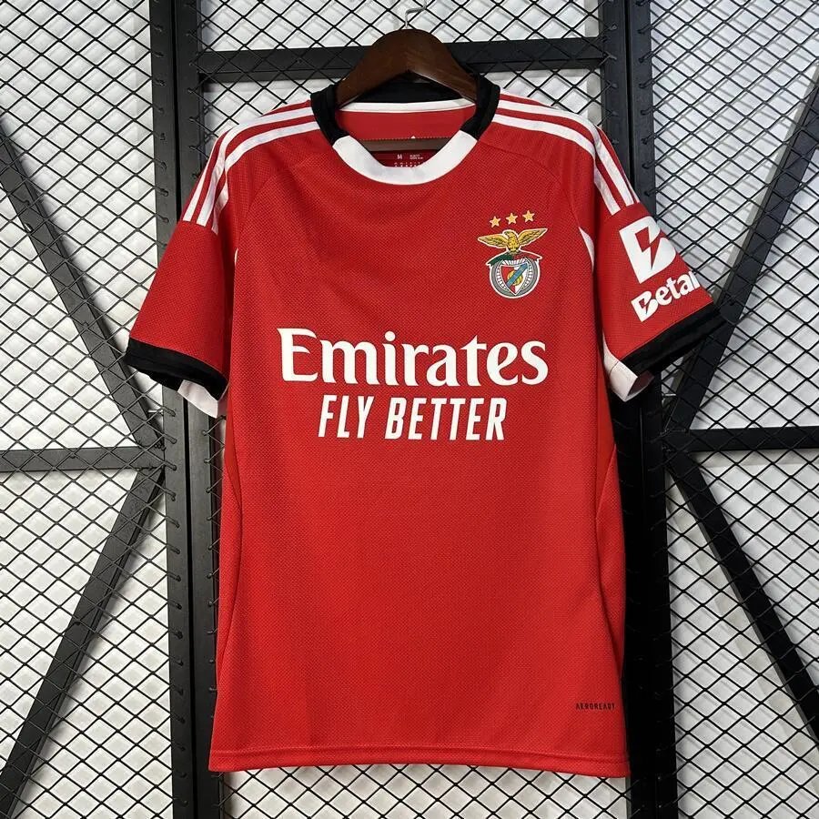 Benfica 2023 24 Home Red Emirates Fly Better Soccer Jersey