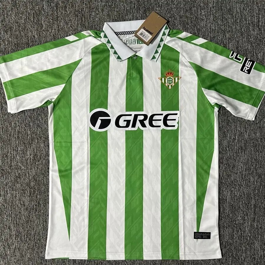 Sevilla FC White Red Striped Home Soccer Jersey