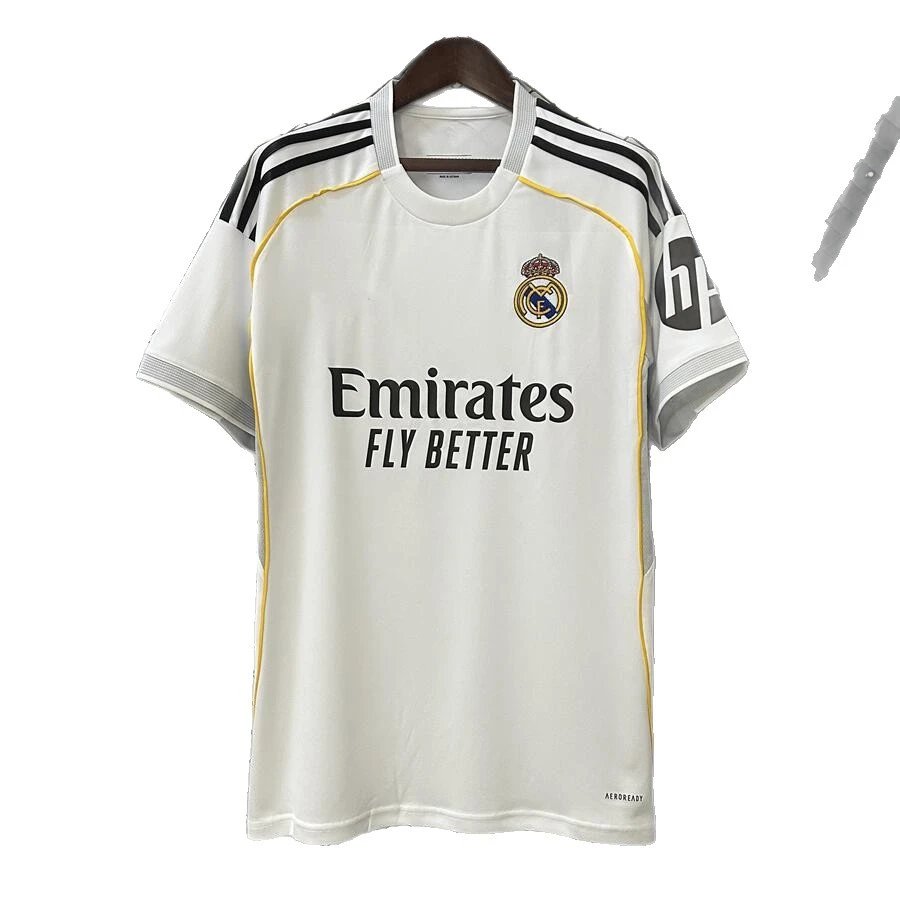 Real Madrid Soccer Jersey Black Red Rose Dragon Print Casual