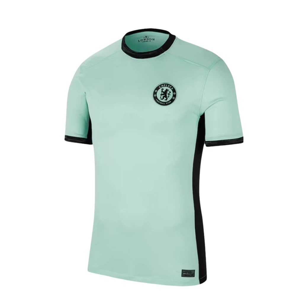 Chelsea FC Soccer Jersey Blue White Black Casual Performance Shirt
